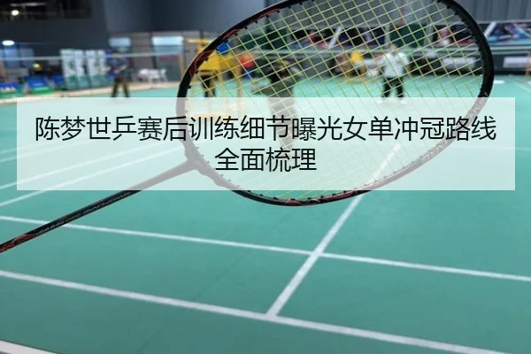 陈梦世乒赛后训练细节曝光女单冲冠路线全面梳理