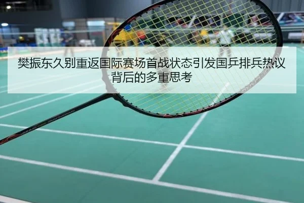 樊振东久别重返国际赛场首战状态引发国乒排兵热议背后的多重思考